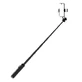 Palo selfie WC12YDS trípode telescópico de aleación de aluminio de 1,3 m con doble luz y soporte para teléfono - negro