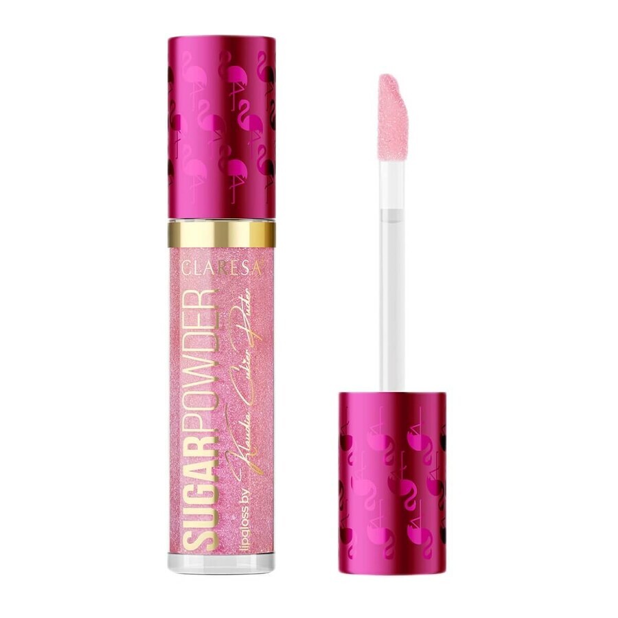 Acquista Claresa SugarPowder Lip Gloss 01 Flamingo, 4,2 g Claresa SugarPowder Lip Gloss 01 Flamingo, 4,2 g