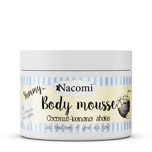Nacomi Banana-coconut shake body mousse, 180 ml
