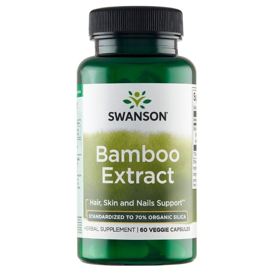 Swanson Bamboo Extract, 60 capsules