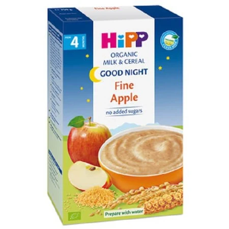 HiPP BIO Milchbrei Gute-Nacht Hafer Apfel ohne Zuckerzusatz, 250g