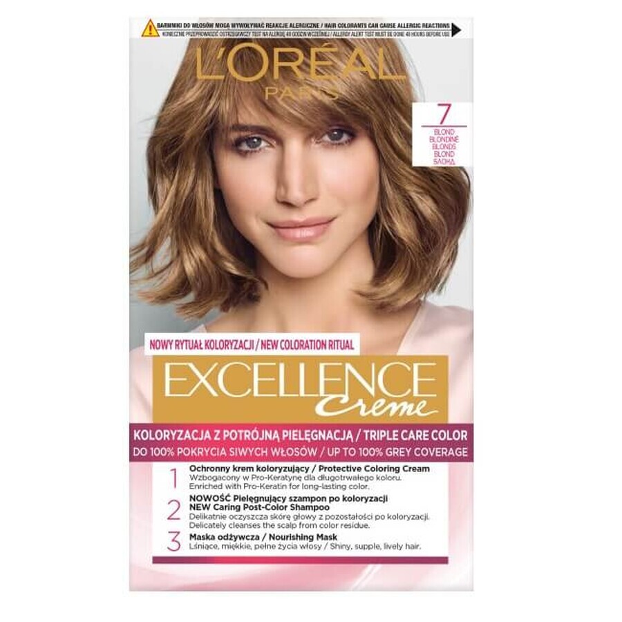 Comprar L Oreal Paris Excellence Creme Tinte 7 Rubio L Oreal Paris Excellence Creme Tinte 7 Rubio