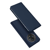 Dux Ducis Skin Pro case for Honor Magic5 flip cover card wallet stand blue