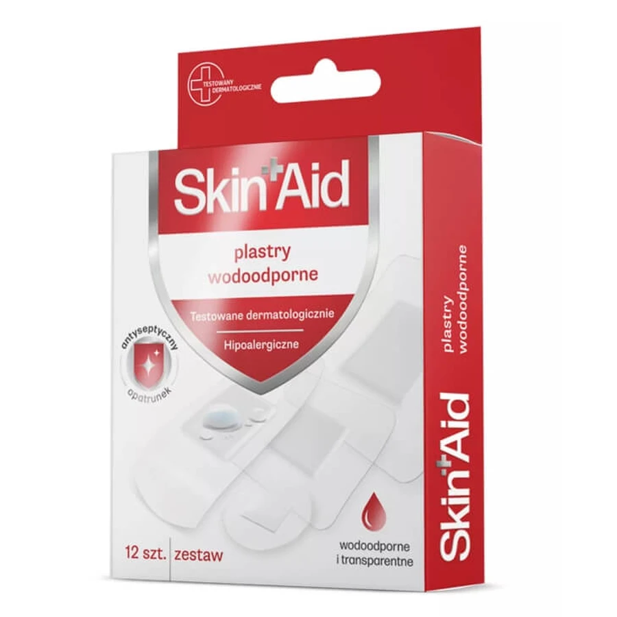 Skin Aid Tiritas impermeables, 12 uds.