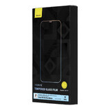 Baseus gehard glas voor iPhone 14 Pro Max volledig scherm met 0,4 mm luidsprekerkap + montagekit