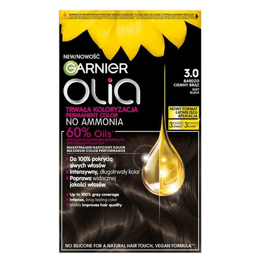 Garnier Olia Hair Colour 3.0 Extra Dark Brown