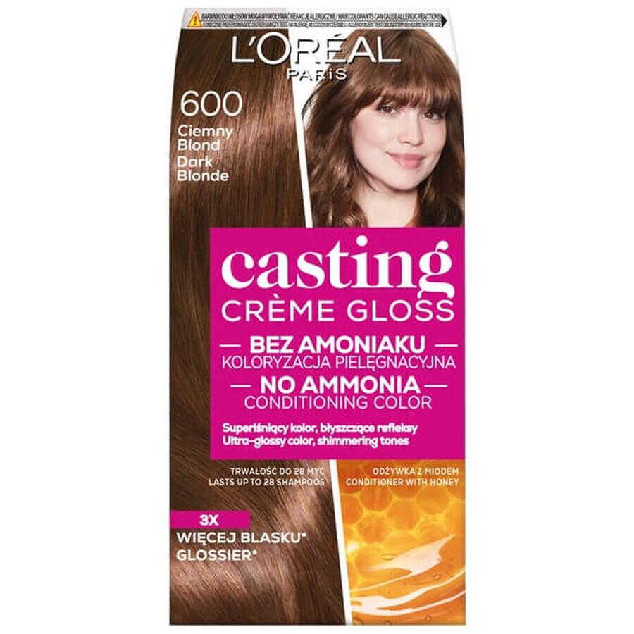 Shop L oreal Casting Farbe 600 Dunkelblond 48 ml + 72 ml + 60 ml L oreal Casting Farbe 600 Dunkelblond 48 ml + 72 ml + 60 ml