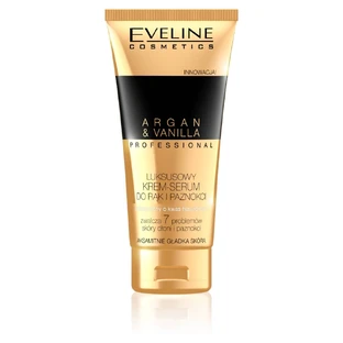 Eveline Cosmetics Crème luxueuse pour les mains et les ongles à l'argan et à la vanille - sérum, 100 ml