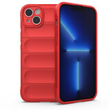 Magic Shield Case case for iPhone 14 Plus flexible armored case red