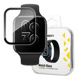 Wozinsky Watch Glass sticlă hibridă pentru Oppo Watch 46 mm negru