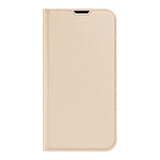 Dux Ducis Skin Pro holster caz cu flip cover iPhone 14 Pro Max aur