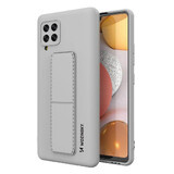 Wozinsky Kickstand caz silicon caz cu stand Samsung Galaxy A42 5G gri
