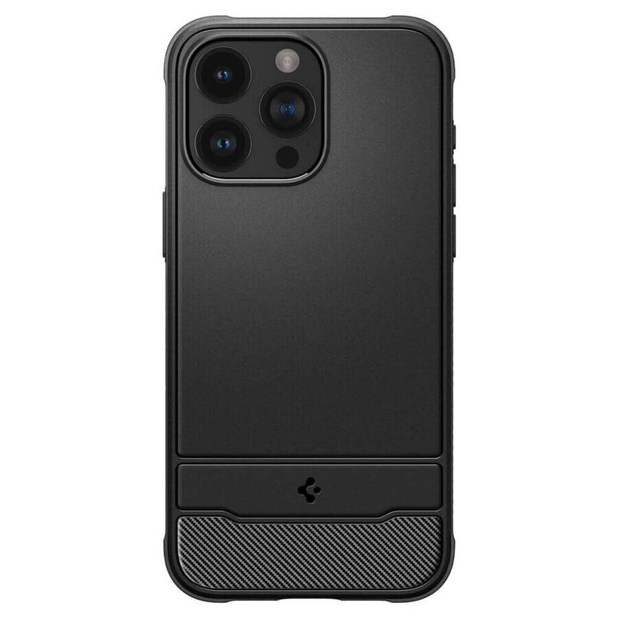 Carcasă Spigen Rugged Armor Mag cu MagSafe pentru iPhone 15 Pro - negru mat