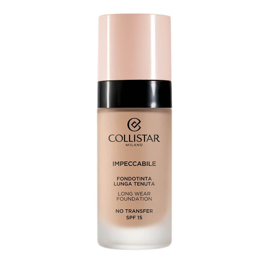 Collistar Impeccabile Long Wear Foundation Langanhaltende Gesichtsgrundierung SPF15 3R, 30 ml