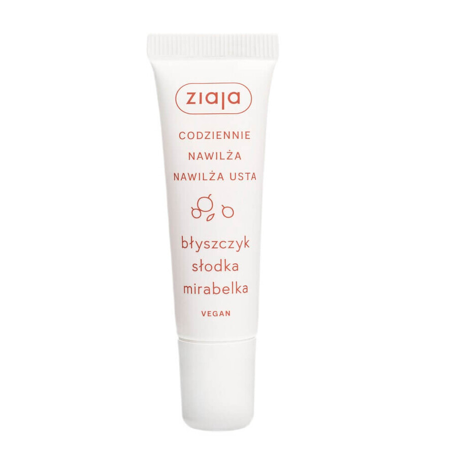 Ziaja Lip gloss sweet mirabelle, 12 ml