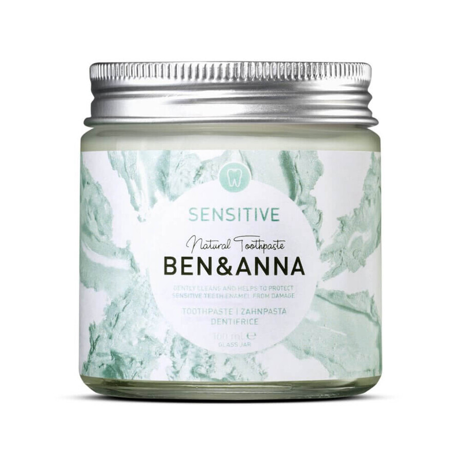 Ben amp; Anna Natural toothpaste for sensitive teeth with chamomile rocket and aloe vera Sensitive, 100 ml