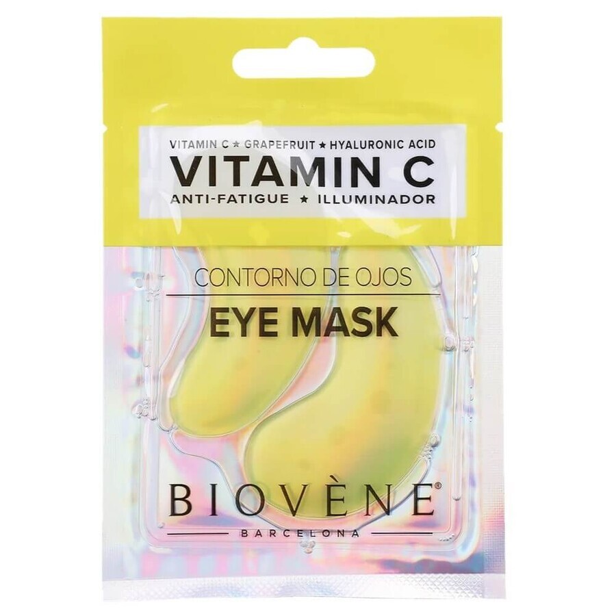 Boutique Biovene Vitamin C Anti-Fatigue Gel Eye patches with vitamin C and hyaluronic acid, 1 paire Biovene Vitamin C Anti-Fatigue Gel Eye patches with vitamin C and hyaluronic acid, 1 paire