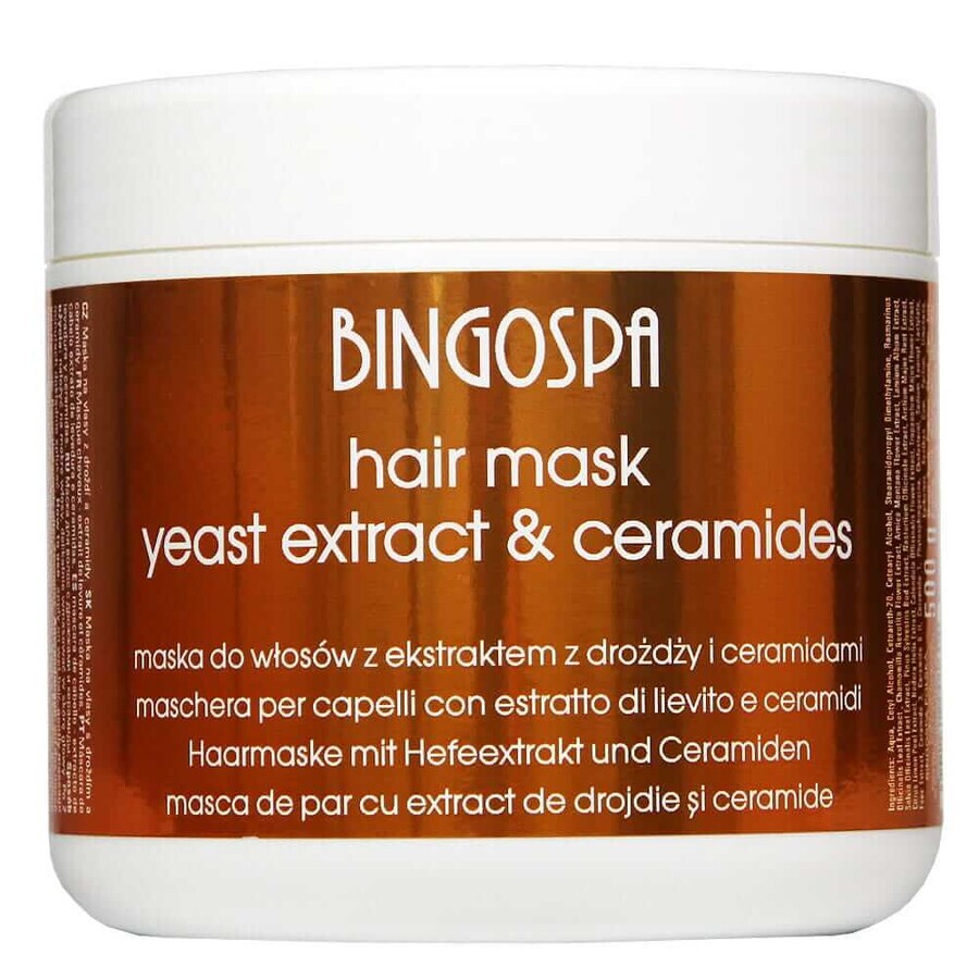 Buy BingoSpa Hair mask with yeast extract and ceramides, 500 ml BingoSpa Hair mask with yeast extract and ceramides, 500 ml