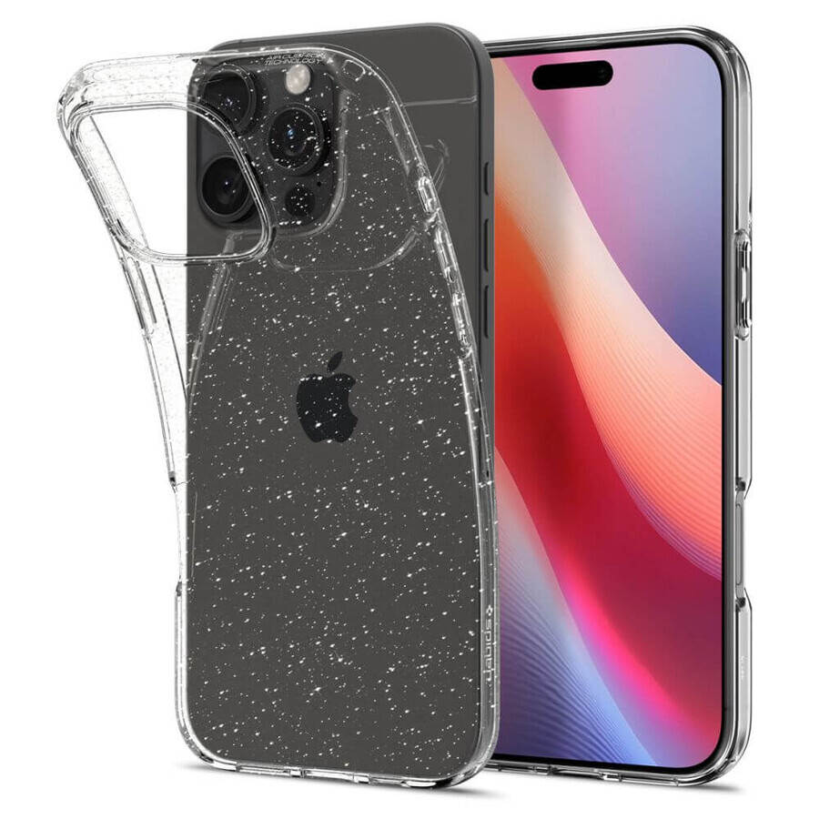 Coque Spigen Liquid Crystal pour iPhone 16 Pro Max - brocart transparent