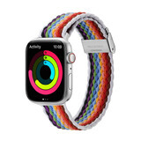 Dux Ducis Strap (Mixture II Version) Apple Watch SE, 9, 8, 7, 6, 5, 4, 3, 2, 1 (41, 40, 38 mm) brățară cu bandă împletită dungi pale