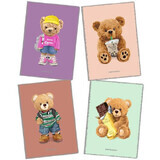 TEDDIES PP notebook A4 checkered 60 sheets 80g