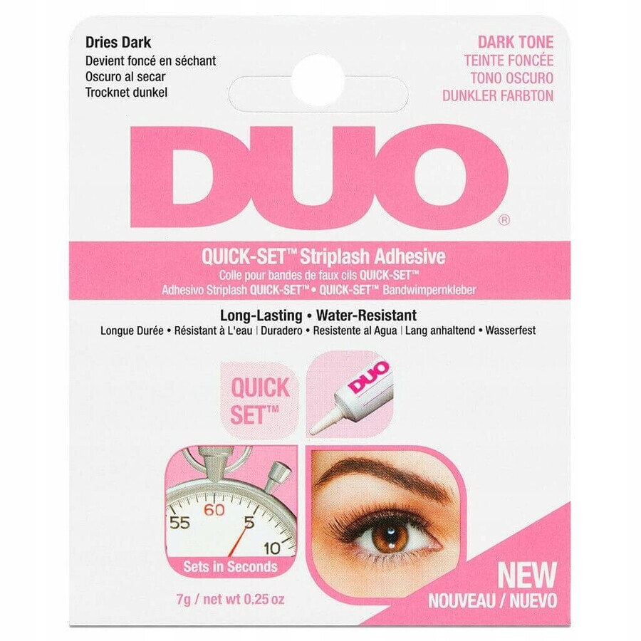 Ardell Duo Quick Striplash Kleber Wimpernkleber Dunkel, 7g