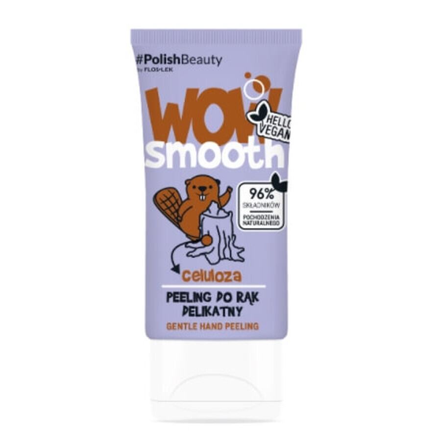 Flos-Lek, Wow Smooth! Scrub levigante per le mani alla noce, 50g