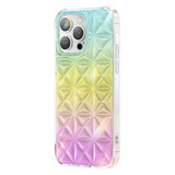 Kingxbar Miya Series iPhone 14 Pro Max caz spate caz curcubeu spate caz