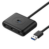 Ugreen splitter HUB 4x USB 3.2 Gen 1 (cable de 0,5 m) negro (20290)