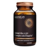 Doctor Life Shilajit Elite amp; Q10 Complex met PrimaVie Ondersteunt de gezondheid van het hart en vermindert vermoeidheid, 60 capsules