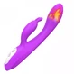 Frecher beheizter Vibrator mit 9 Vibrationsmodi Lila