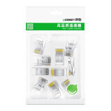 Ugreen 10x RJ45 8P8C Cat 6 conector enchufe extremo transparente (50961)