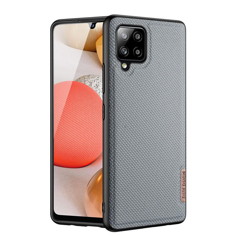 Dux Ducis Fino nylon covered case Samsung Galaxy A42 5G grey