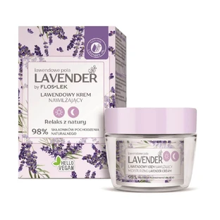Flos-Lek Lavendel Feuchtigkeitscreme für Tag und Nacht, 50 ml
