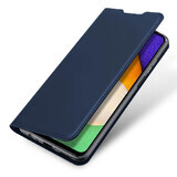 Husa Dux Ducis Skin Pro cu flip cover Samsung Galaxy A03s albastru