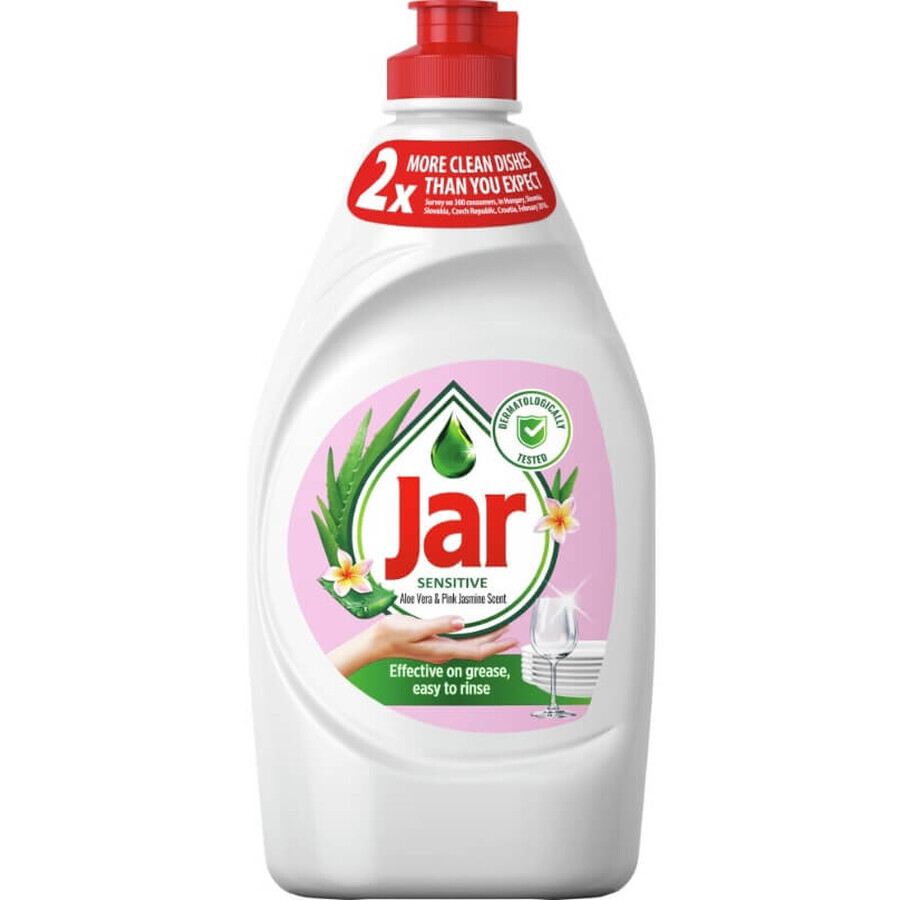 Jar Sensitive Aloe amp; Pink Jasmin Afwasmiddel, 450 ml