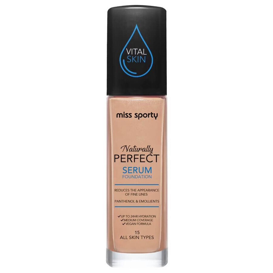 Miss Sporty Naturalmente Perfecto Suero Hidratante Primer 15, 30 ml