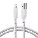 Joyroom Multi-Color Series S-A34 Cablu USB-A / Lightning 3A 1m - alb
