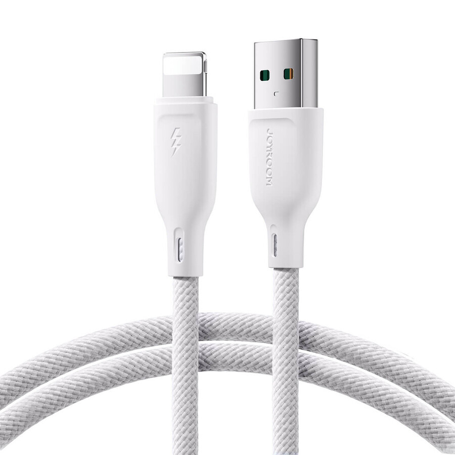 Joyroom Multi-Color Serie S-A34 USB-A / Lightning 3A Kabel 1m - weiß