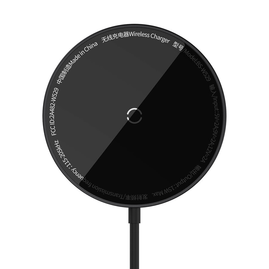 Baseus Simple Mini3 Caricabatterie induttivo MagSafe 15W nero
