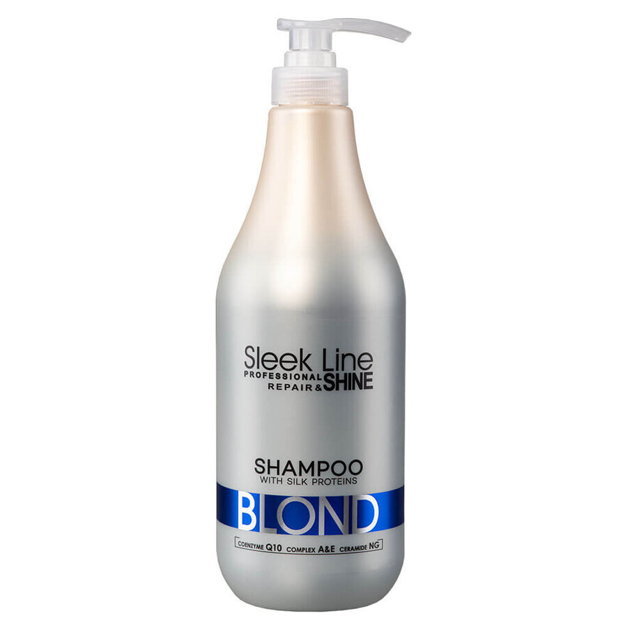 Sleek Line Shampoo per capelli biondi, 1000 ml