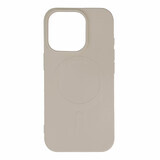 Flüssig-Silikonhülle MagSafe für iPhone 16 Pro Max - beige