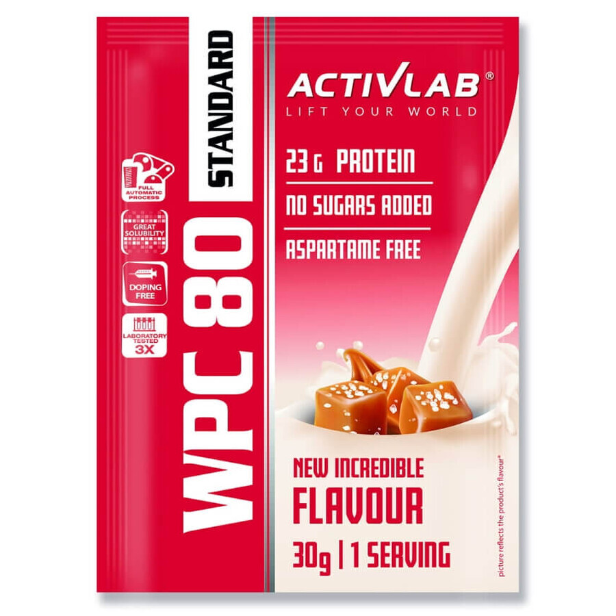 ActivLab WPC 80 Standard, gesalzenes Karamell, Tütchen 30 g