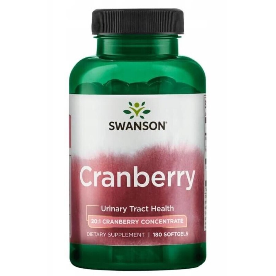 Swanson Cranberry, 180 capsules