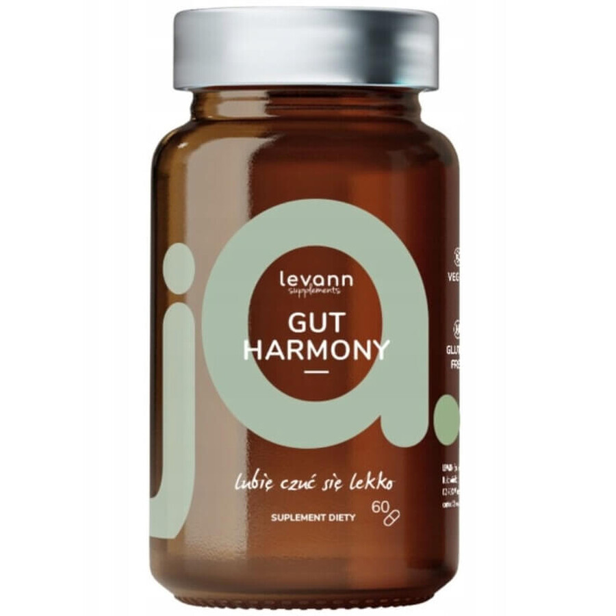Levann Gut Harmony jA Per la digestione e il supporto intestinale, 60 capsule