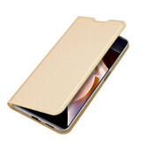 Funda Dux Ducis Skin Pro con tapa abatible Poco M4 Pro 5G oro