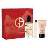 Giorgio Armani Si Set Eau de Parfum, 100 ml + Eau de Parfum, 10 ml + Körperlotion, 50 ml