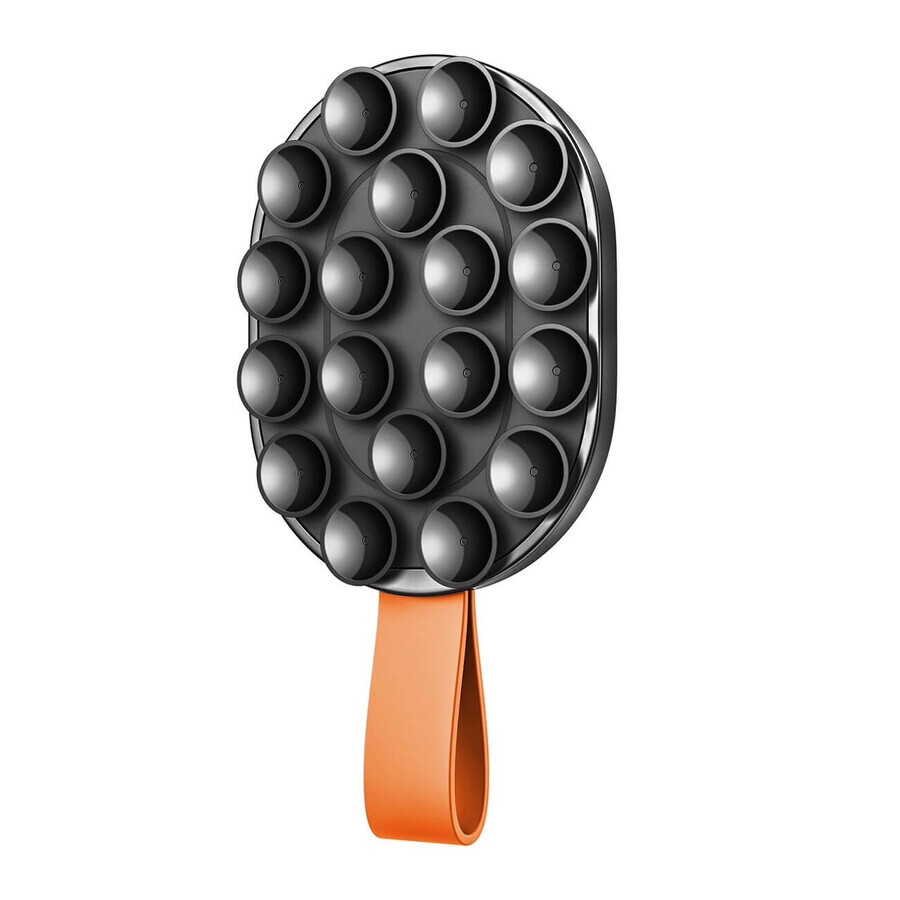 Joyroom JR-ZS393-S support magnétique avec ventouses pour téléphone 4.7-7 - noir et orange