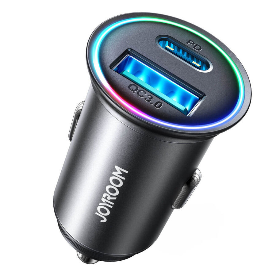 Joyroom mini caricatore JR-CCN04 60W USB-A USB-C - nero