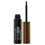 Maybelline Tattoo Brow Peel-Off Tint Gel per sopracciglia marrone medio, 4,9 ml